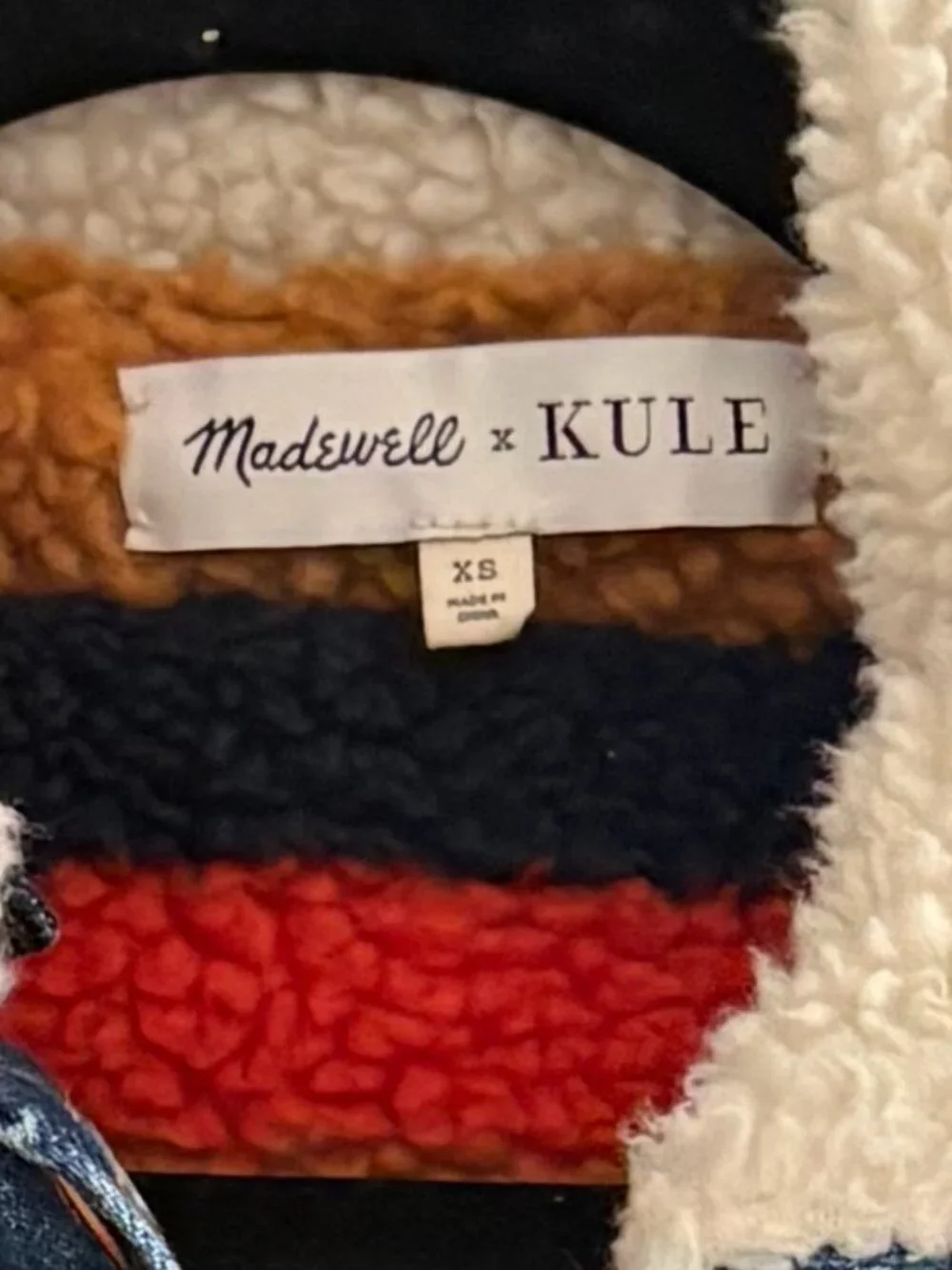 Madewell x KULE Jean Jacket with Fleece Insert